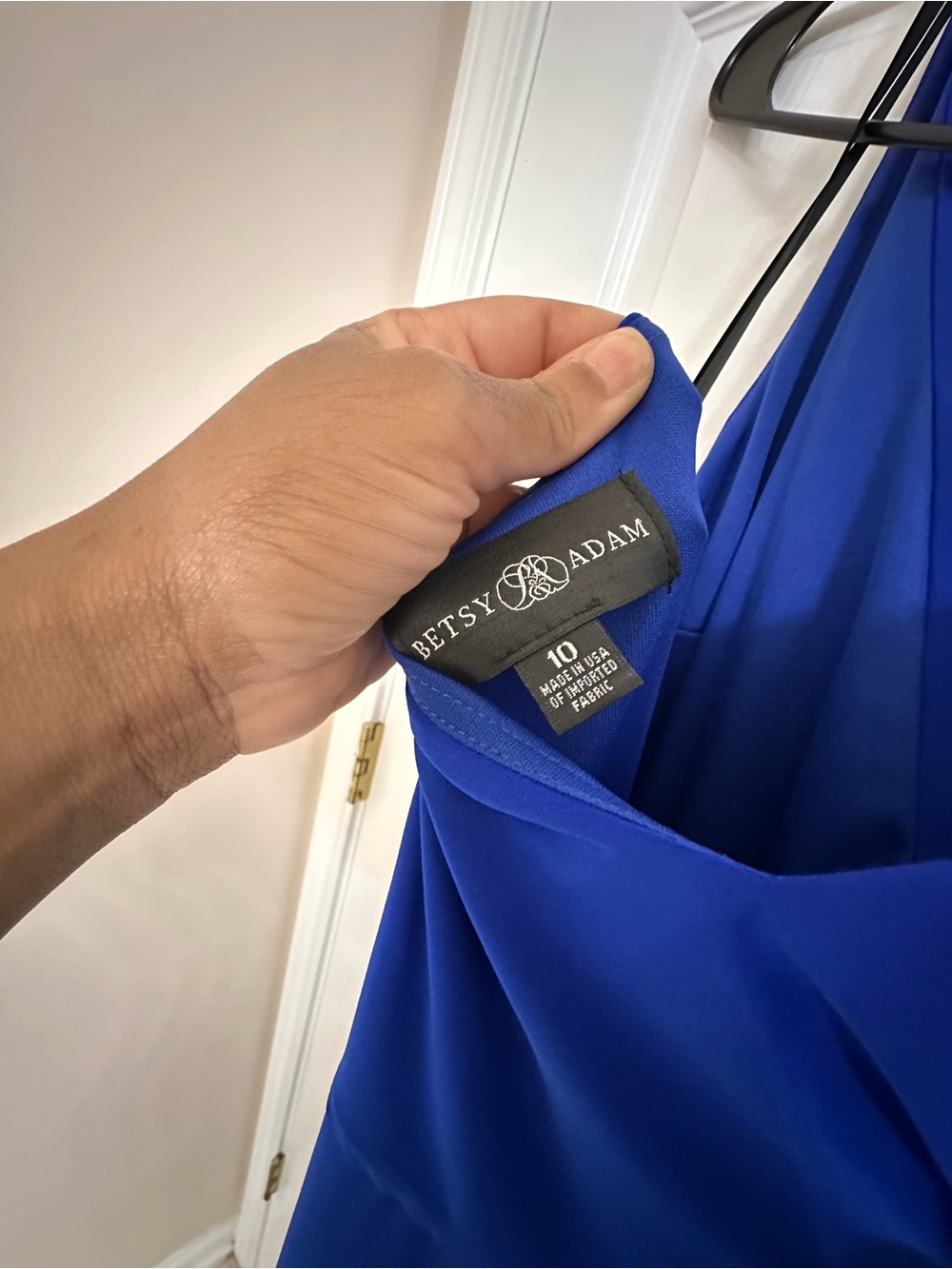 ✨ Betsy & Adam Elegant Blue Formal Dress – Size 10 (NWT) ✨ - Picture 5 of 6